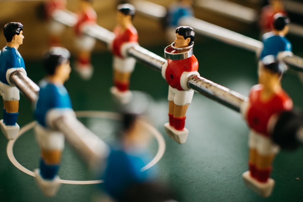 Soccer table; buck's party; South Coast Wedding Photographer